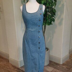 Switch vintage denim dress